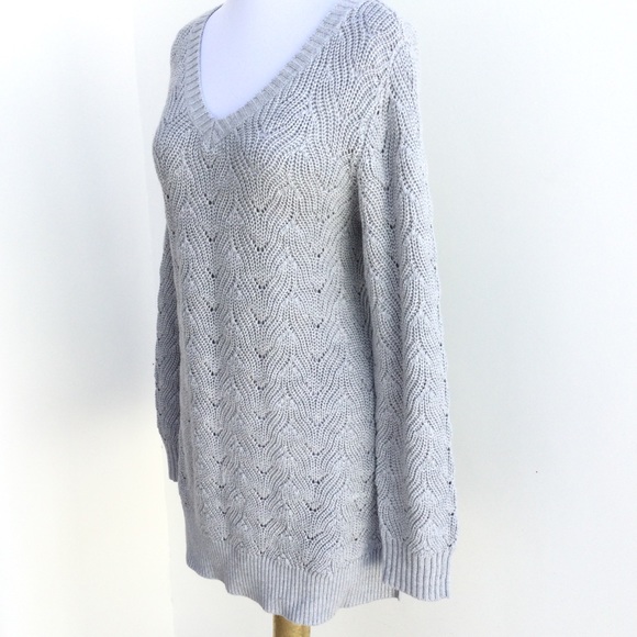 Style & Co. Light Grey Heather Sweater - Picture 3 of 5